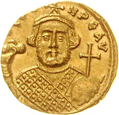 Leontius 695-698 GOLD - Münzen, Medaillen und Papiergeld