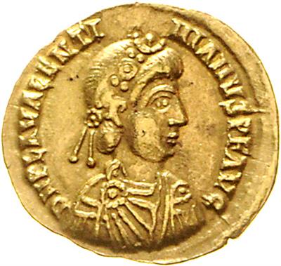 Valentinianus III. 425-455 GOLD - Monete, medaglie e carta moneta