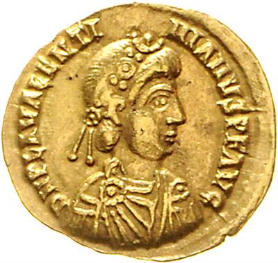 Valentinianus III. 425-455 GOLD - Coins, medals and paper money