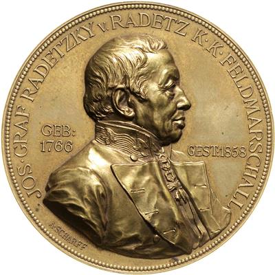 (3 Bronzemedaillen) 1.) Ferdinand I. - Coins, medals and paper money
