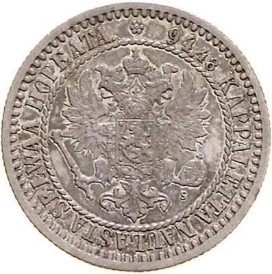 (4 AR) a) Alexander II. 1855-1881 - Münzen, Medaillen und Papiergeld