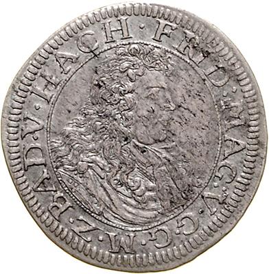 Baden- Durlach, Friedrich VII. 1677-1709 - Monete, medaglie e carta moneta