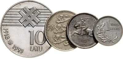 Baltikum - Münzen, Medaillen und Papiergeld