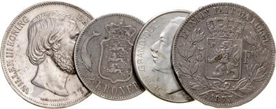 Be-Ne-Lux/Dänemark - Münzen, Medaillen und Papiergeld