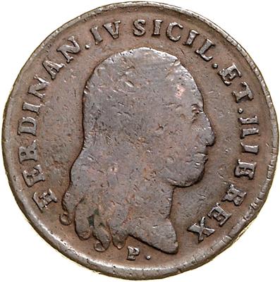 Beider Sizilien, Ferdinando IV./III. 1799-1805/1815-1816 - Coins, medals and paper money