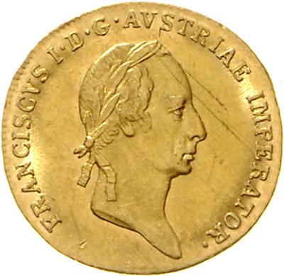 Franz I. GOLD - Coins, medals and paper money