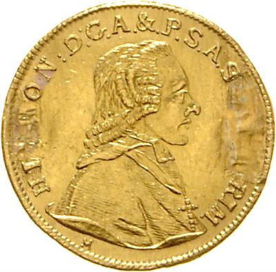Hieronymus Graf Colloredo, GOLD - Münzen, Medaillen und Papiergeld