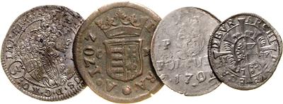 Josef I./Malkontenten - Münzen, Medaillen und Papiergeld
