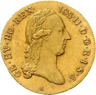 Josef II. GOLD - Coins, medals and paper money