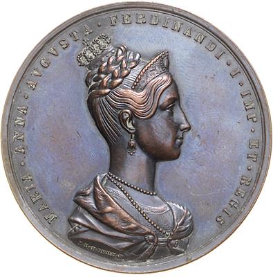 Krönung in Prag 1836 - Mince a medaile