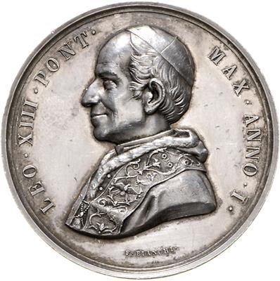Leo XIII. 1878-1903 - Münzen, Medaillen und Papiergeld