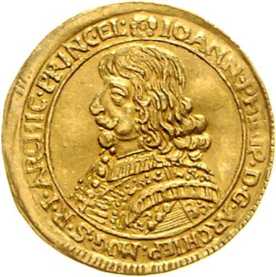 Mainz, Johann Philipp I. von Schönborn 1647-1673, GOLD - Münzen, Medaillen und Papiergeld