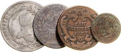 Maria Theresia - Coins, medals and paper money