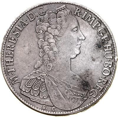 Maria Theresia - Coins, medals and paper money