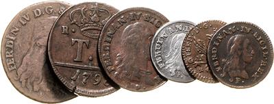 Neapel/Sizilien, Ferdinando IV./III. 1759-1799 - Münzen, Medaillen und Papiergeld