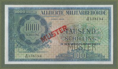 Österreich - Alliierte Militärbehörde - Münzen, Medaillen und Papiergeld