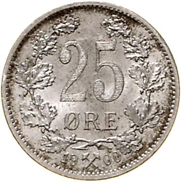 Oskar II. 1872-1905 - Münzen, Medaillen und Papiergeld