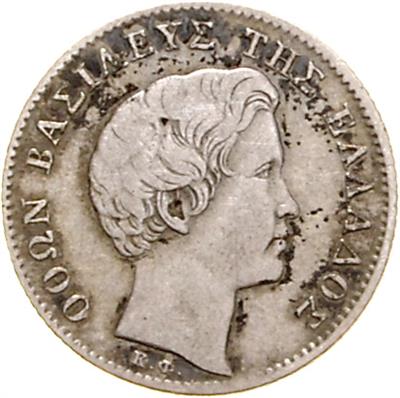 Otto I. 1835-1862 - Coins, medals and paper money