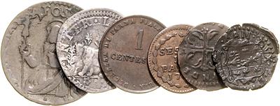 Parma, Piacenza, Parma und Piacenza - Münzen, Medaillen und Papiergeld
