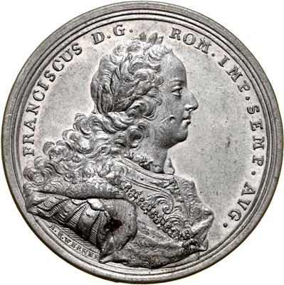 Portraitmedaille von Franz I. Stefan - Coins, medals and paper money