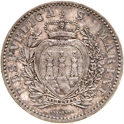 San Marino - Coins, medals and paper money