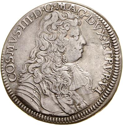 Toskana, Cosimo III. Medici 1670-1723 - Mince a medaile