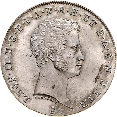 Toskana, Leopoldo II. di Lorena 1824-1859 - Coins, medals and paper money