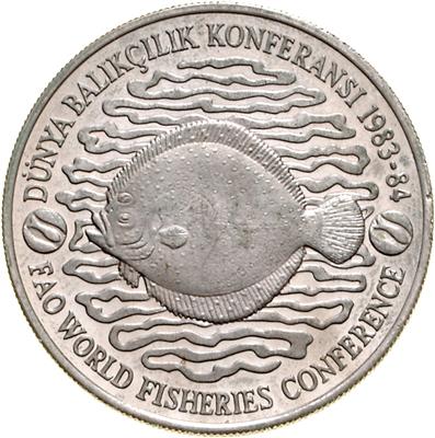 Türkei - Coins, medals and paper money