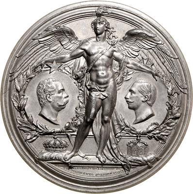 Umberto I. und Wilhelm II. - Münzen, Medaillen und Papiergeld