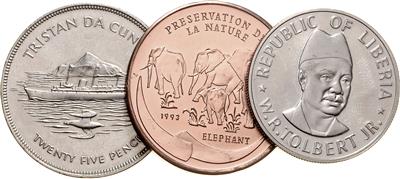 West-/Zentralafrika - Münzen, Medaillen und Papiergeld