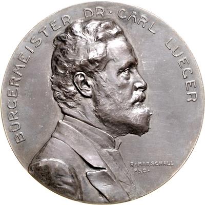 Wien, Bürgermeister Dr. Karl Lueger - Mince a medaile