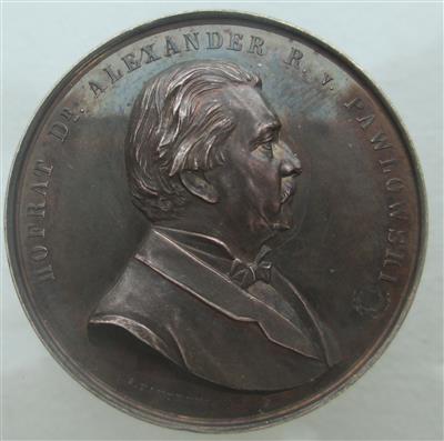Wien, Theresianum, Alexander von Pawlowski - Mince a medaile