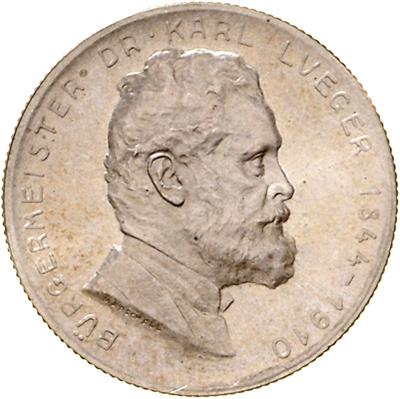 2 Schilling 1935 Dr. Karl Lueger, =12,01 g= Erstabschlag/PP - Münzen, Medaillen und Papiergeld