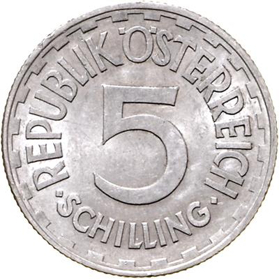 5 Schilling 1957, =3,98 g=, (Kr.) III/III+ - Coins, medals and paper money