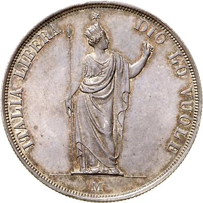 Aufstände/Revolutionen 1848/1849 - Coins, medals and paper money