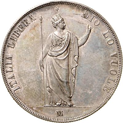 Aufstände/Revolutionen 1848/1849 - Monete, medaglie e carta moneta