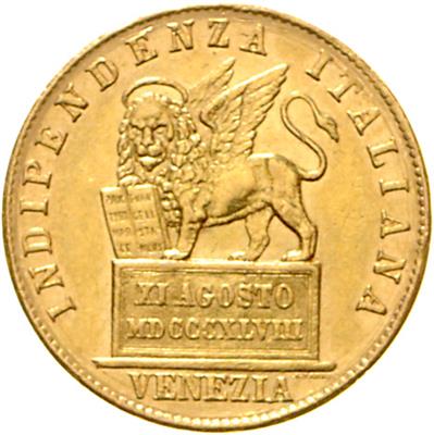 Aufstände/Revolutionen 1848/1849 GOLD - Mince a medaile