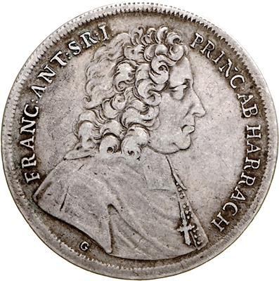 Franz Anton von Harrach - Monete, medaglie e carta moneta