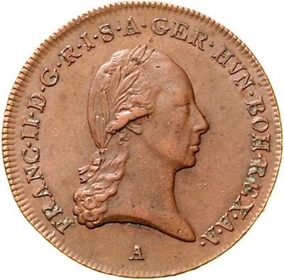 Franz II.(I.) - Monete, medaglie e carta moneta