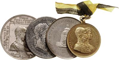 Franz Josef I./Elisabeth - Mince a medaile