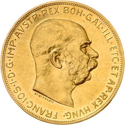 Franz Josef I. GOLD - Coins, medals and paper money