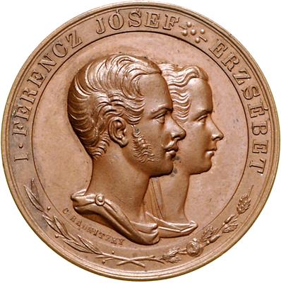 Franz Josef I. und Elisabeth - Mince a medaile