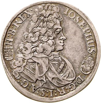 Josef I. - Monete, medaglie e carta moneta