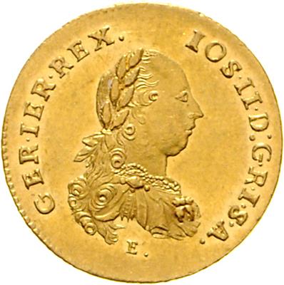 Josef II. als Mitregent GOLD - Monete, medaglie e carta moneta