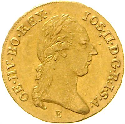 Josef II. GOLD - Coins, medals and paper money