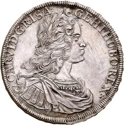 Karl VI. - Monete, medaglie e carta moneta