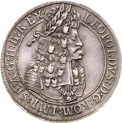 Leopold I. - Coins, medals and paper money