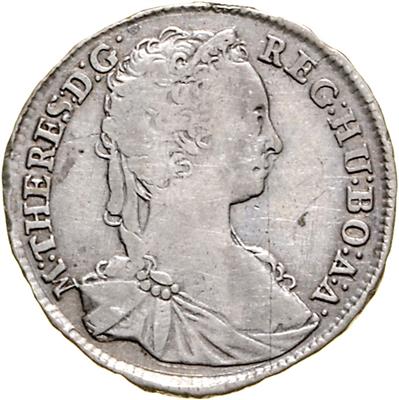 Maria Theresia - Coins, medals and paper money