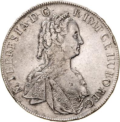 Maria Theresia - Münzen, Medaillen und Papiergeld