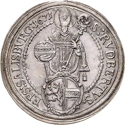 Max Gandolph Graf Küenburg - Coins, medals and paper money